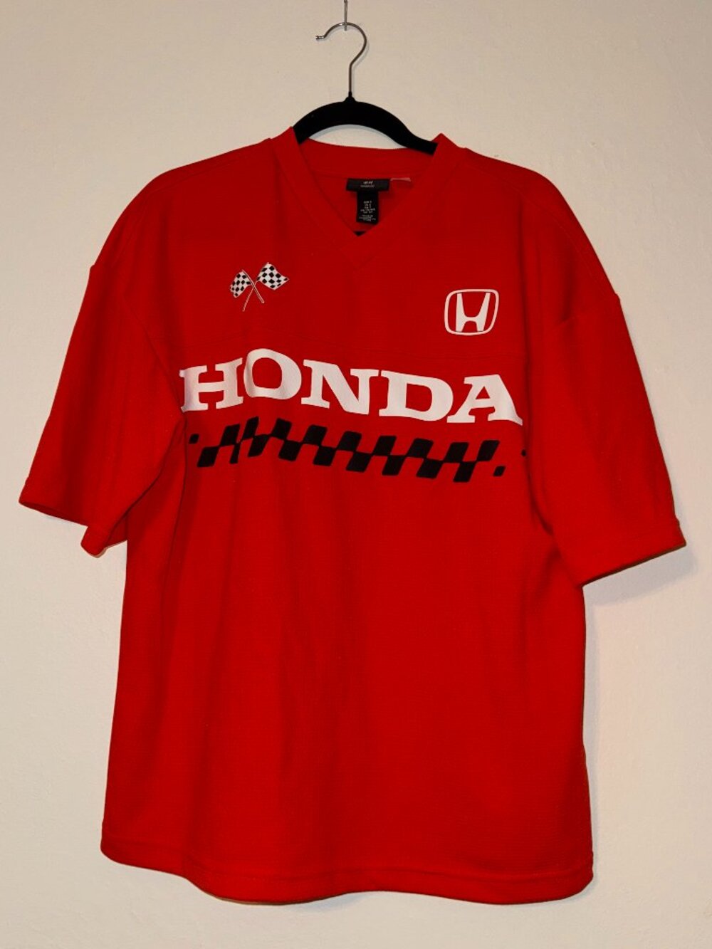 H&M x Honda Racing 99 Oversized Mesh Shirt